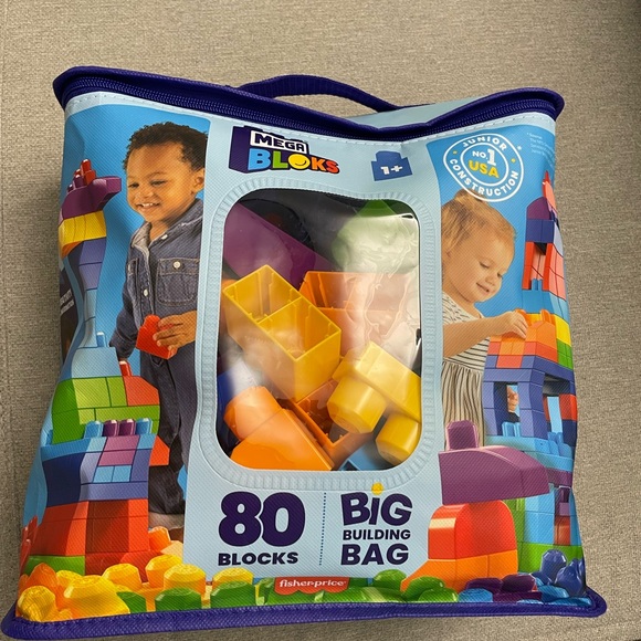 Mega blocks multicolor Fisher Price 80 pieces new, never used - Picture 3 of 5